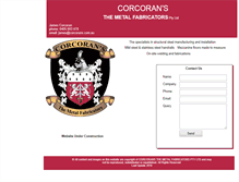 Tablet Screenshot of corcorans.com.au